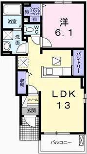 ボニートII【1階】の間取り