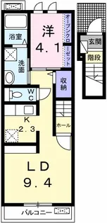 ロマンド【2階】の間取り