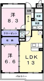 エムグレイス【2階】の間取り