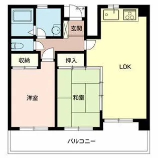 フレンドM東山【2階】の間取り