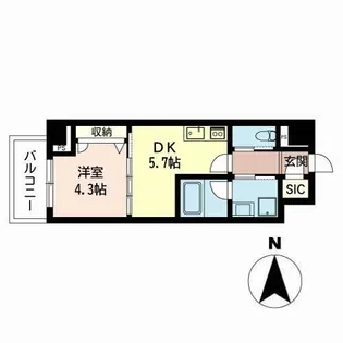 ベラ・ルーナ【2階】の間取り