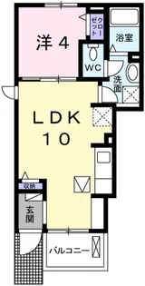 ルーチェ【1階】の間取り