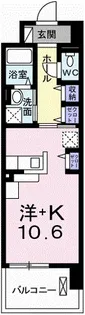 ポーシェガーデン2【1階】の間取り