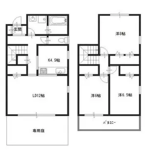 アベニュー御立【1階】の間取り