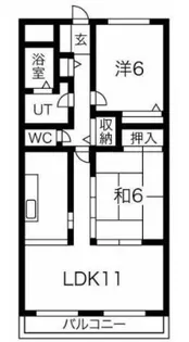ファミリアコート【3階】の間取り