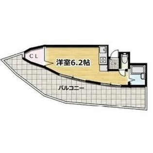 アルビヨン千里丘【3階】の間取り