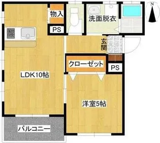 大阪府豊中市三和町3丁目【マンション】の間取り