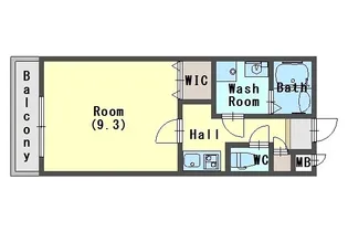 ポルトボヌール【2階】の間取り