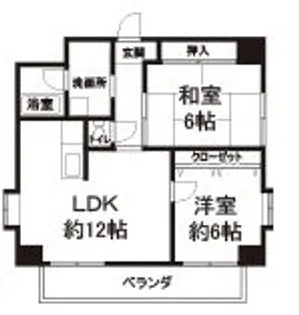 エステート小松【7階】の間取り