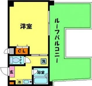 クレールメゾン【8階】の間取り