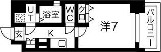 シャルマンパレ淡路【5階】の間取り