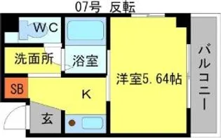 大阪府大阪市東淀川区瑞光1丁目【マンション】の間取り