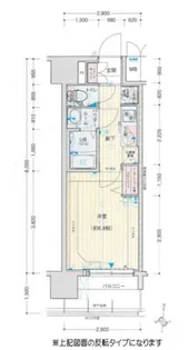 アドバンス大阪ヴェンティ【14階】の間取り