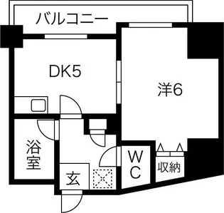 大阪府大阪市東淀川区柴島1丁目【マンション】の間取り