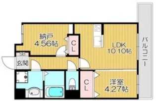 GRAND STEADY 西中島【2階】の間取り