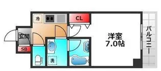 ループ北町【8階】の間取り