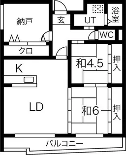カルム千里山土井【2階】の間取り