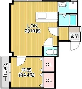 杉本ビル【2階】の間取り