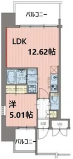 プレジオ三国EURO【10階】の間取り
