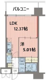 プレジオ三国EURO【5階】の間取り