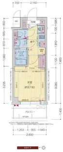 大阪府大阪市淀川区宮原2丁目【マンション】の間取り
