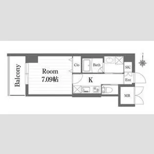 エメルミナ豊中岡町【5階】の間取り