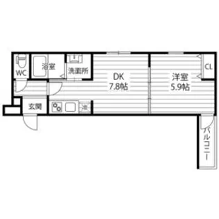フジパレス吹田東Ⅰ番館【3階】の間取り
