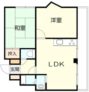 メゾン桜塚【1階】の間取り