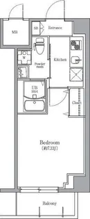エルプレイス千里中央【7階】の間取り