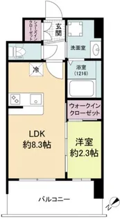 セレニテ江坂エクラ【10階】の間取り