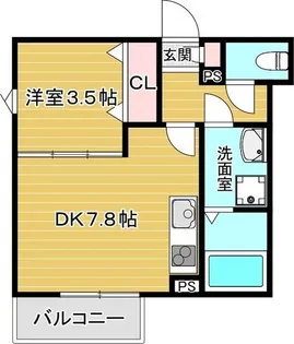 T’s(ティーズ)岡上の町【2階】の間取り