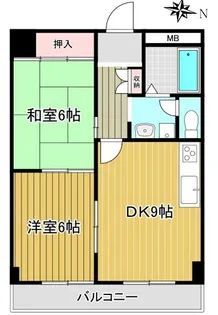 野本ビル【7階】の間取り