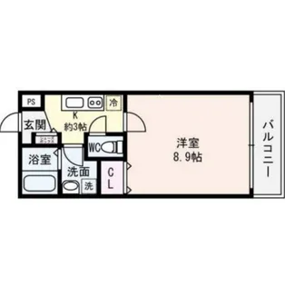 パインウィンド千里山【3階】の間取り