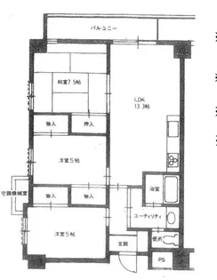 コモン山田EAST【3階】の間取り