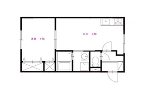寿マンション【1階】の間取り