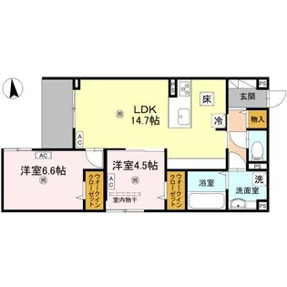 Armojour B棟【3階】の間取り