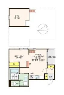 ASK21レジデンス【1階】の間取り