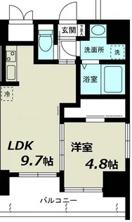 ノルデンハイム江坂垂水町【10階】の間取り