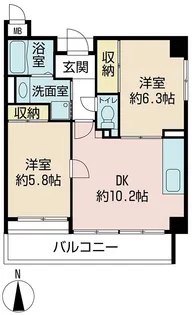 IHARAマンション【1階】の間取り