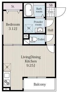 リブレメゾン淡路Ⅰ【3階】の間取り