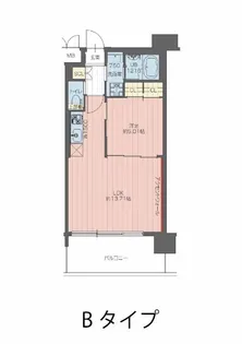 プレジオ三国ASIAN【5階】の間取り