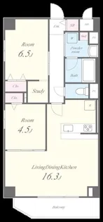 ホープ ファミリア【5階】の間取り