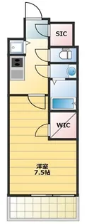 エスリード新大阪レジデンス【7階】の間取り