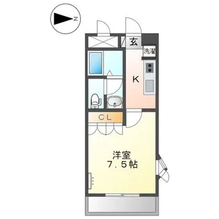 ジョリ・アウローラ【3階】の間取り