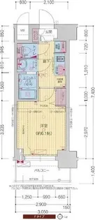 プレサンス東三国駅前グランクラス【4階】の間取り
