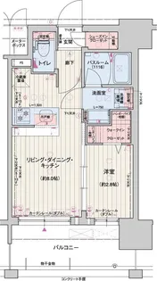 レオンコンフォート十三【8階】の間取り
