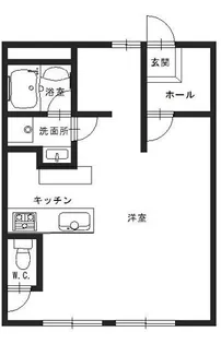 ハイツ東興【1階】の間取り