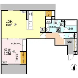Daiwa City Nakasakurazuka【1階】の間取り