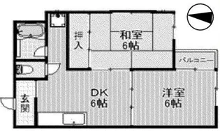 パティオ佐竹台【2階】の間取り