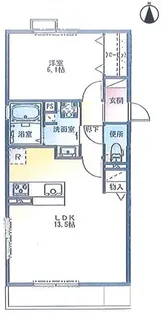 グレースヒルズ刀根山【1階】の間取り